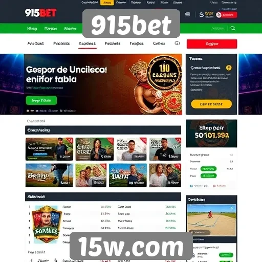 Impacto do design do site na navegação do 915bet
